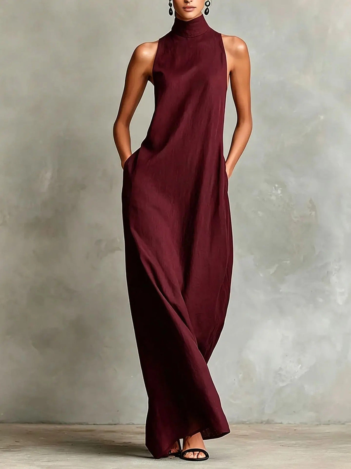 Marina Vestido Cuello Alto