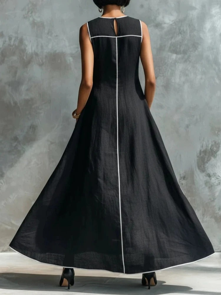 Carlota Vestido Maxi Negro