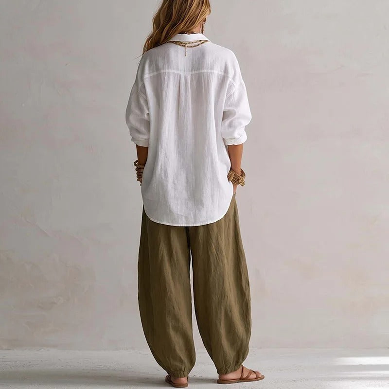 Aitana Camisa y Pantalón Ancho