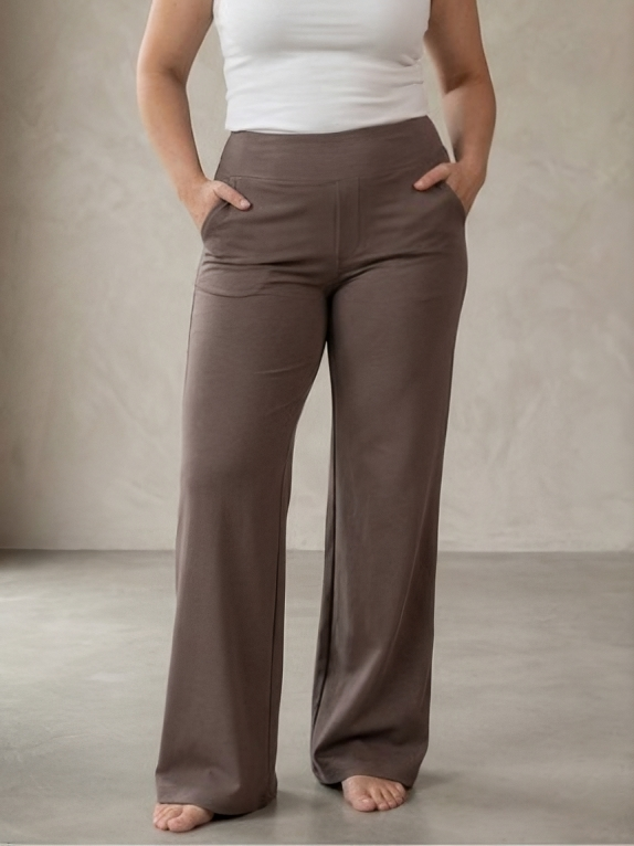 Elena | Pantalón acampanado de cintura alta - Valeria Llorente