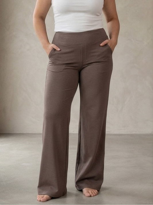 Elena | Pantalón acampanado de cintura alta - Valeria Llorente